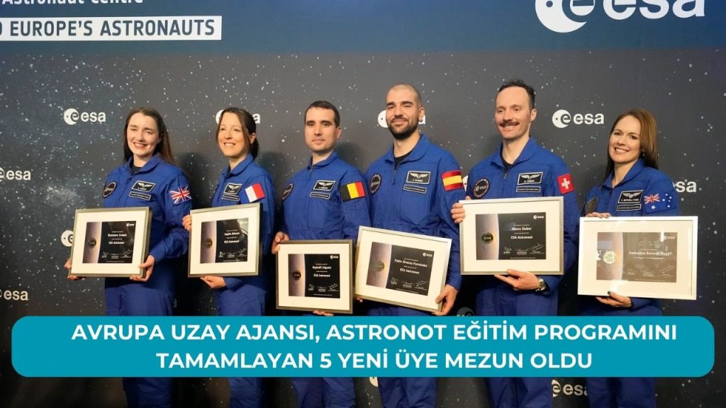 Avrupa Uzay Ajansı, Astronot Eğitim Programını Tamamlayan 5 Yeni Üye Mezun Oldu